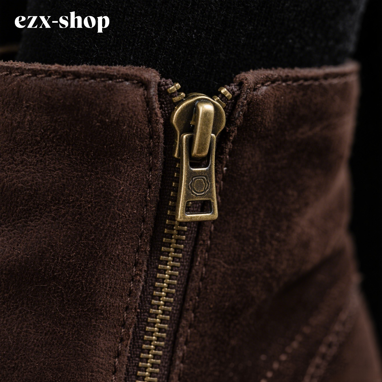 Női nubuk bőr bokacsizma