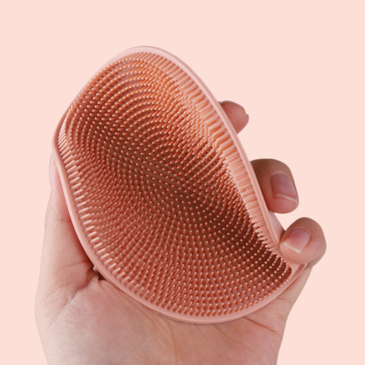 矽膠洗澡刷純矽膠柔軟洗臉刷