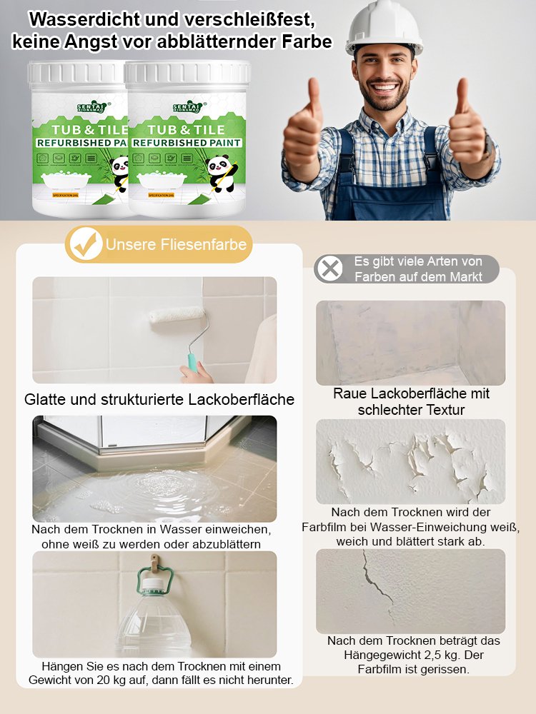 Bodenfliesen-Keramik-Renovierungsfarbe