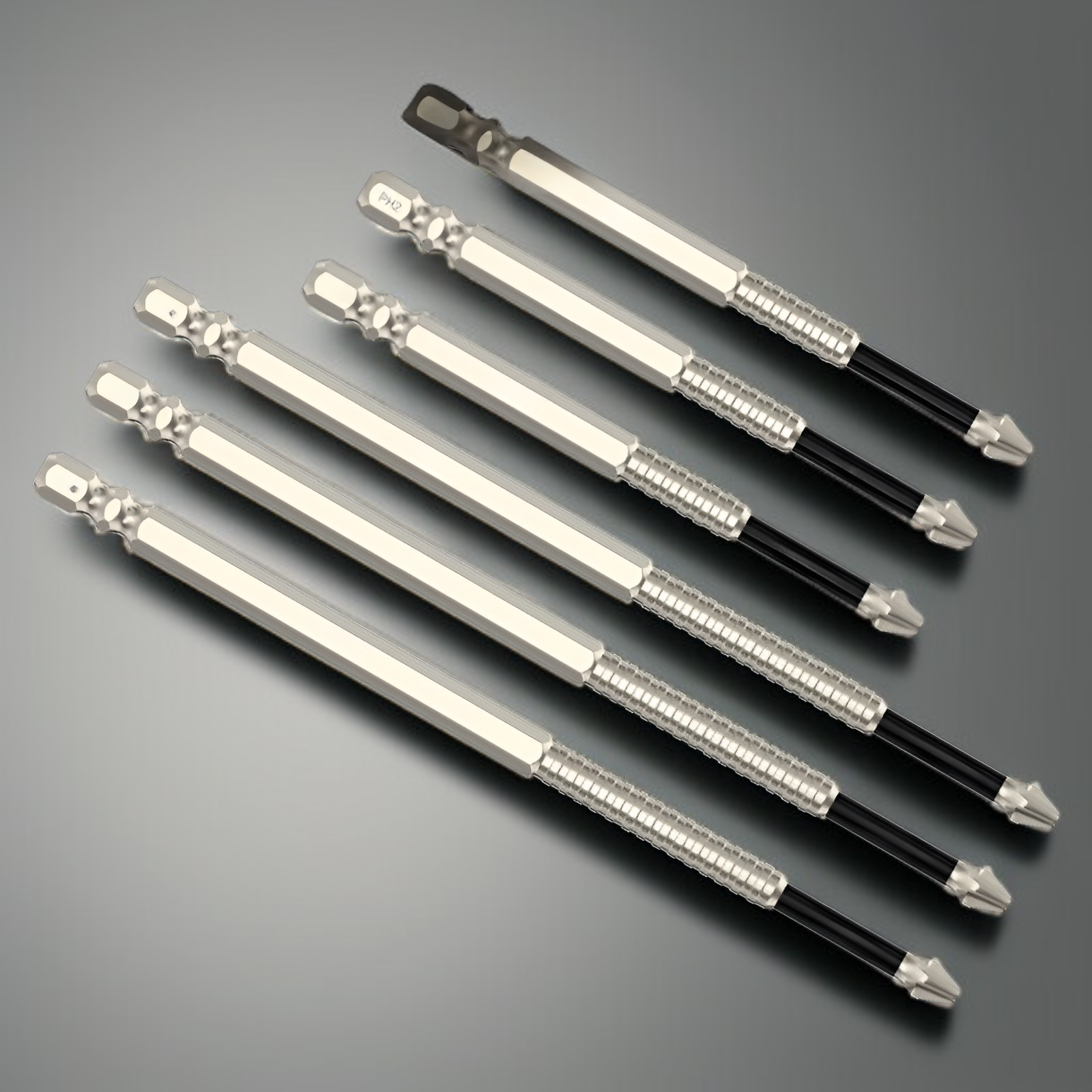 K5 耐衝撃性と滑り止めバッチヘッド、ねじ付きクロス強力磁気電気ドリルヘッド超硬質六角セット電動ドライバー