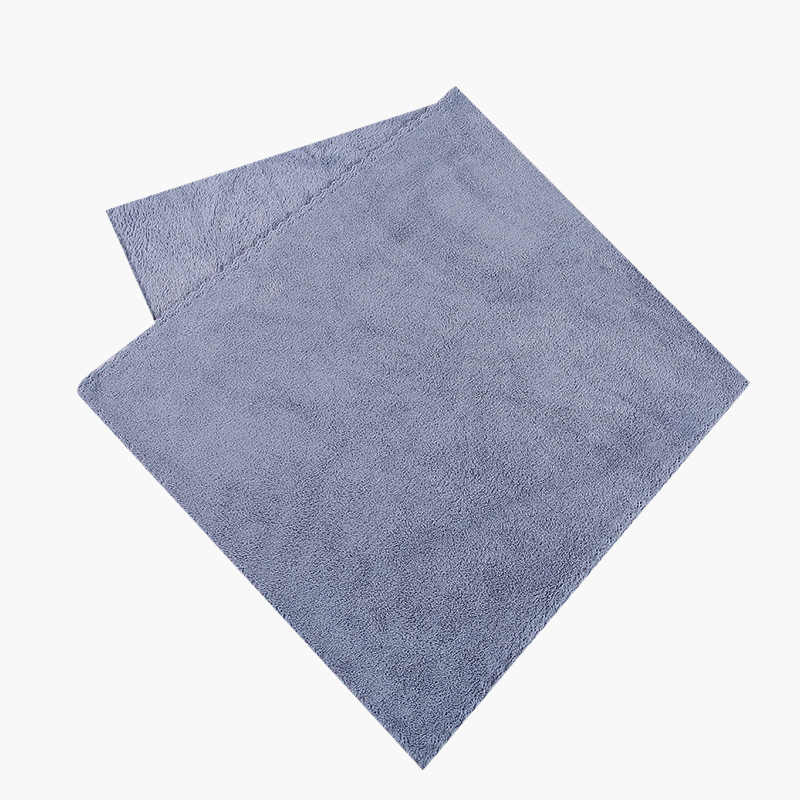 Coral fleece plain colored towel