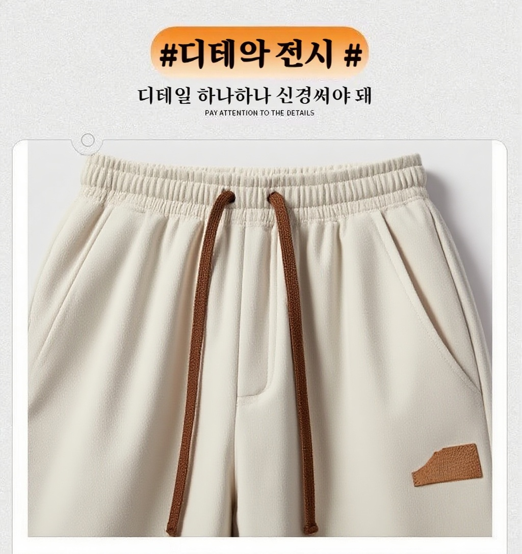 편안한 남자 봄 트레이닝 팬츠 모습