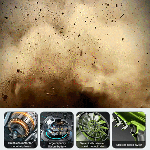 Speed regulating storm machine handheld turbine fan