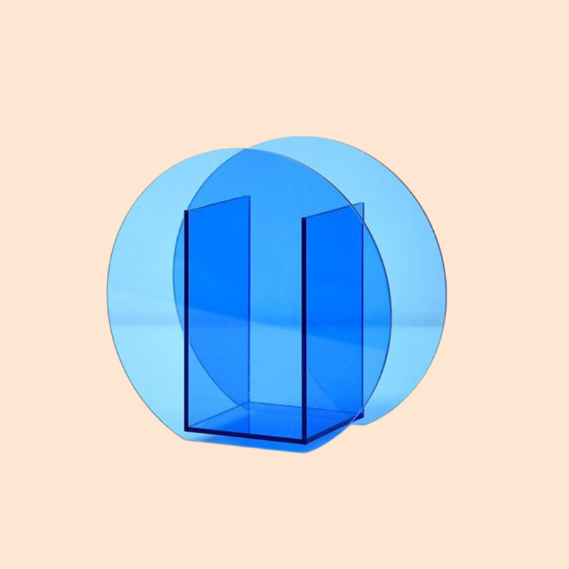 Simple acrylic art geometric vase