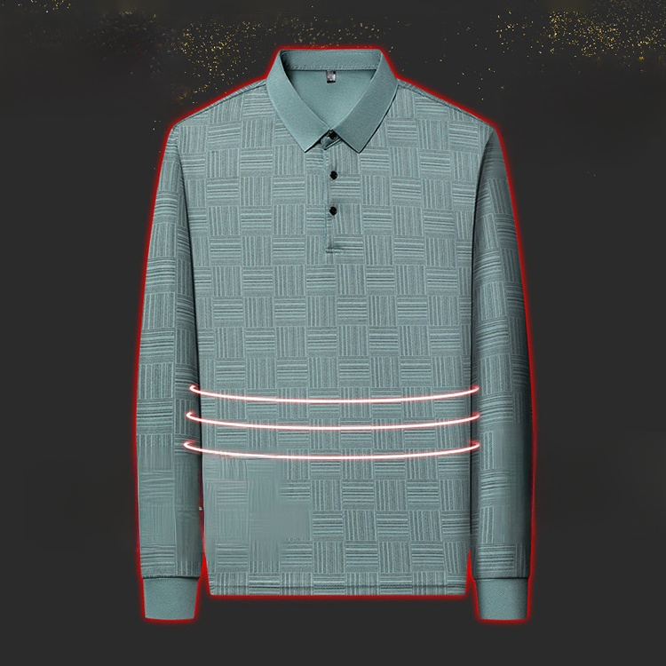 New men's fashion casual polo shirt