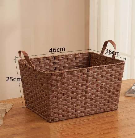 草を使った おしゃれな収納ボックス