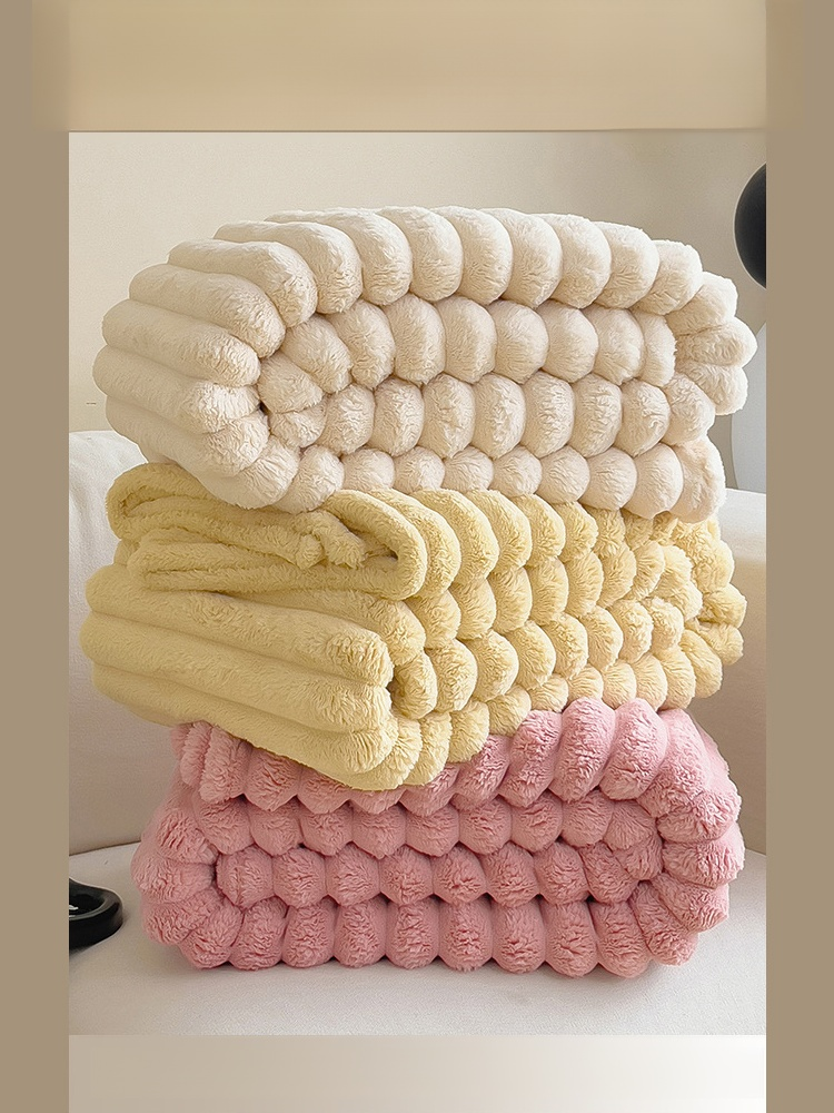 [나체로 잘 수 있는 담요] 플란넬 담요를 두껍게.