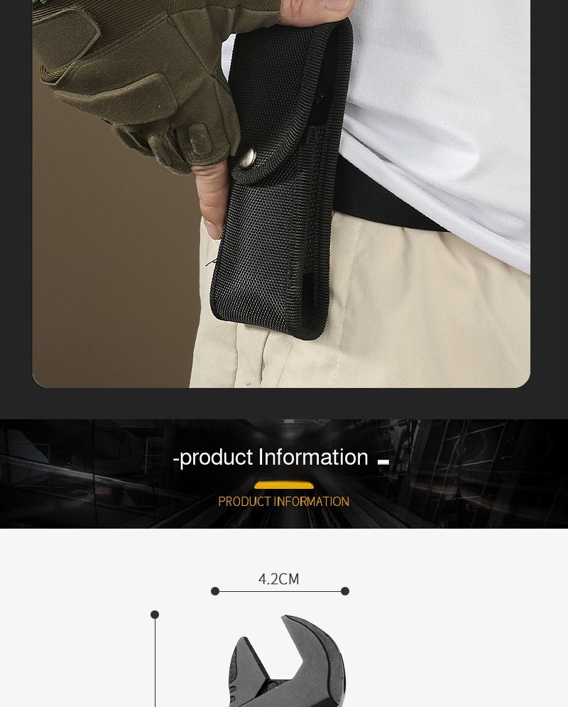 Outdoor tool kit featuring camping wrench