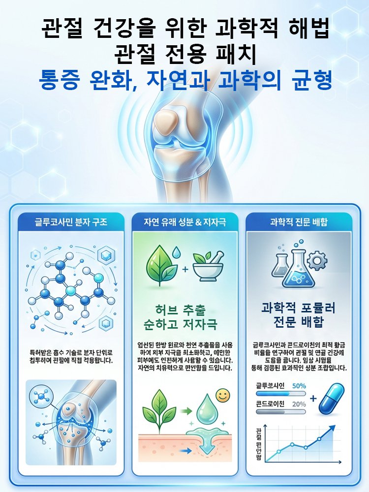 【1장 통증 완화】관절 전용 패치