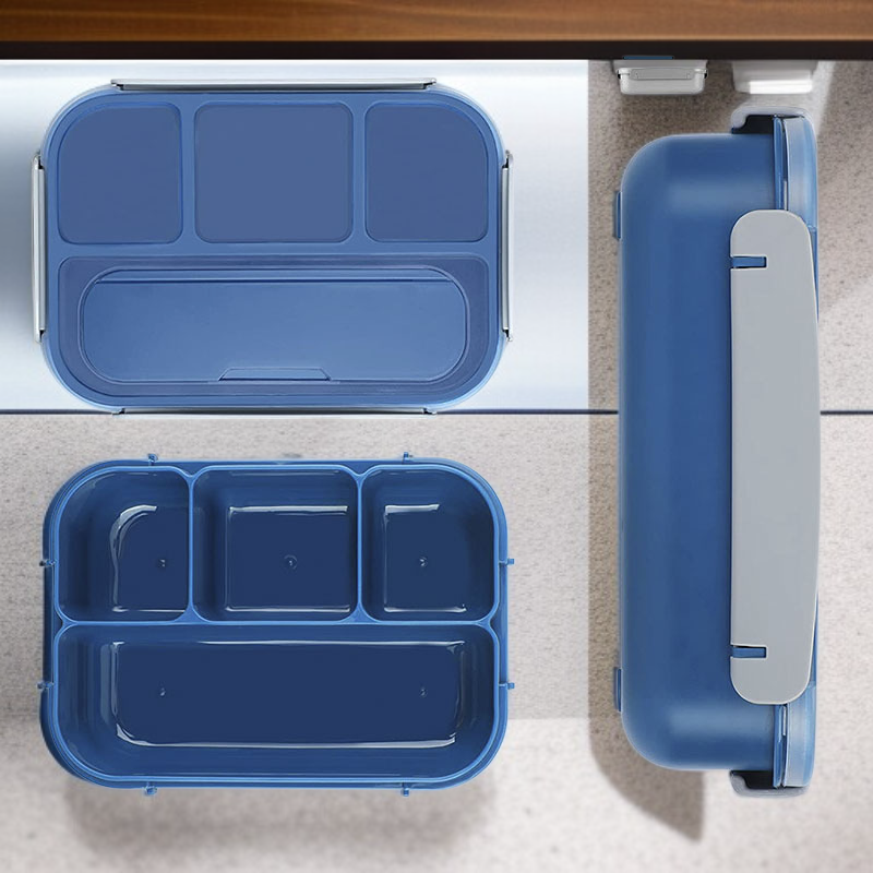 صندوق مقسم لحفظ الطعام الطازج قابل للاستخدام في الميكروويف