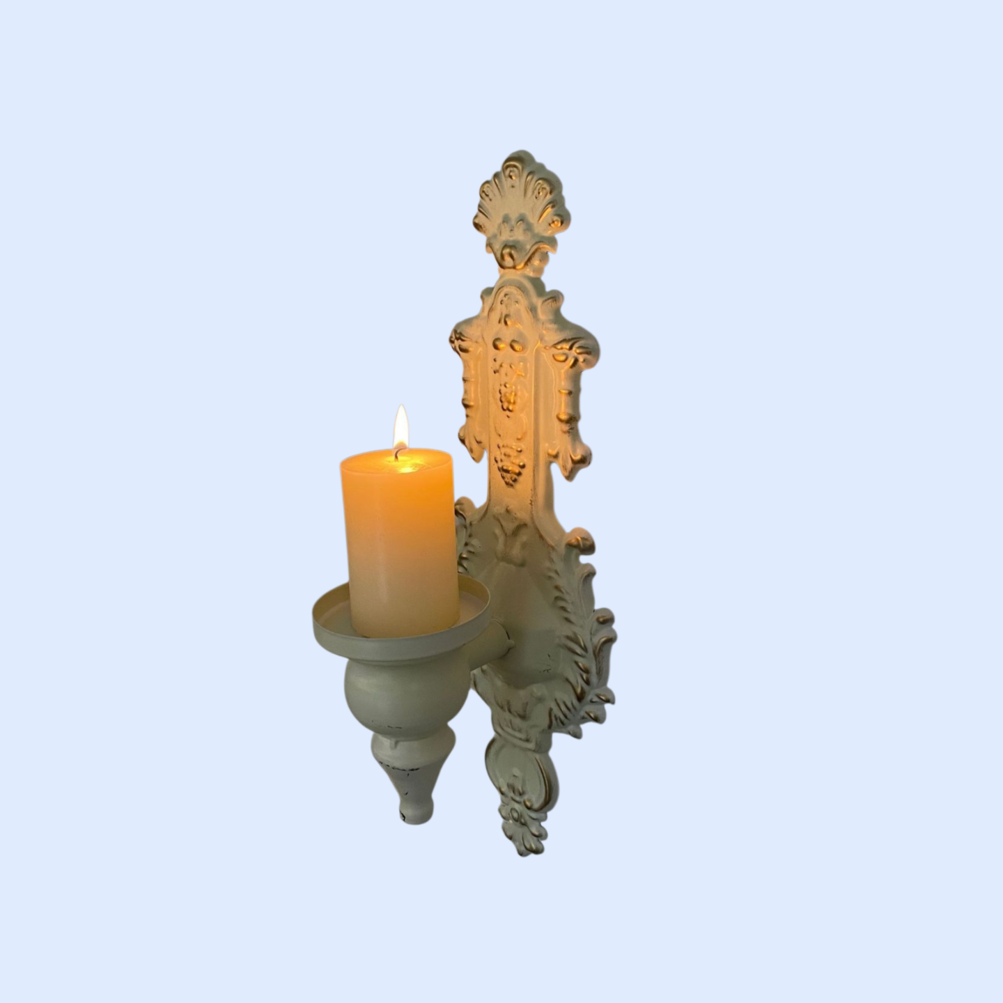 アメリカンスタイルのアイアンウォールキャンドルホルダー