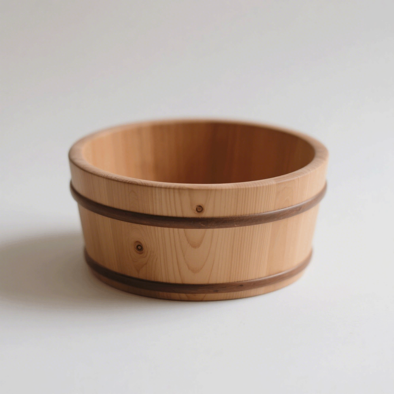 Kézzel készített tömörfa lábmosó