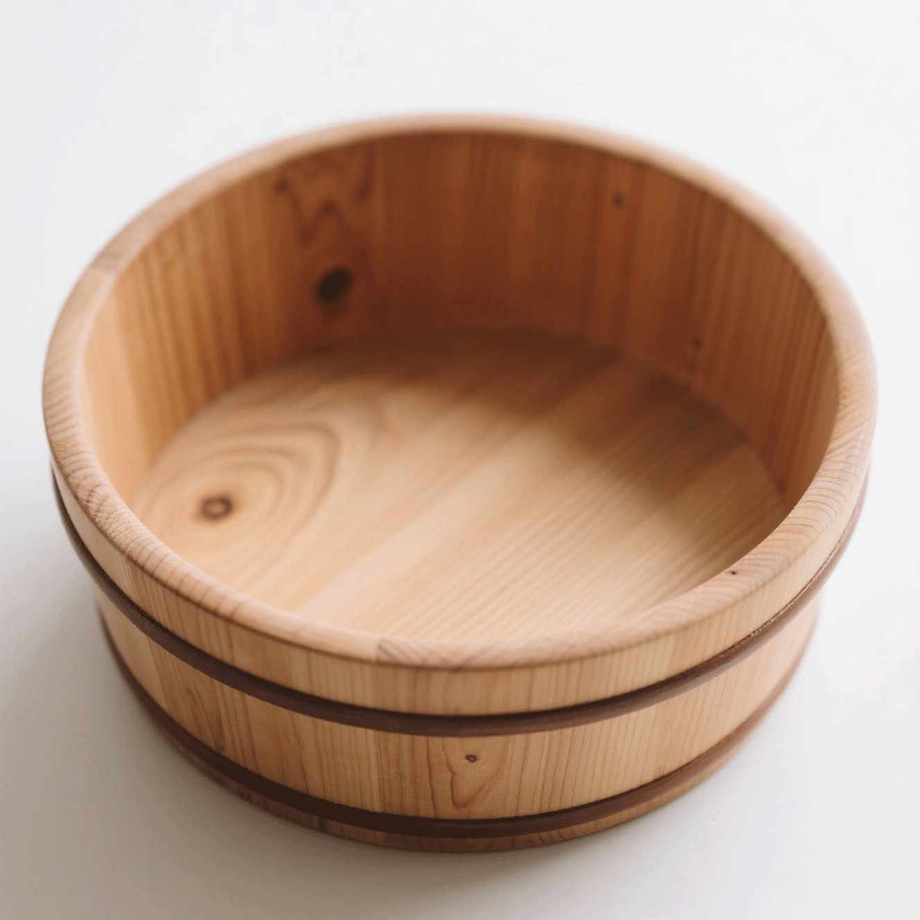 Kézzel készített tömörfa lábmosó