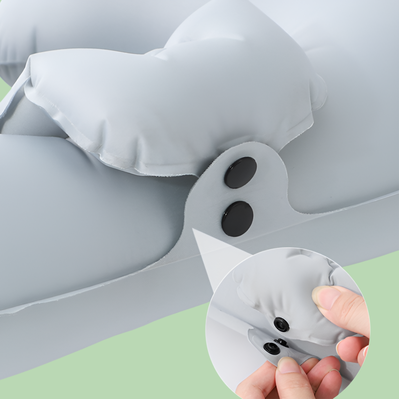 ポータブル収納空気入りuタイプ枕