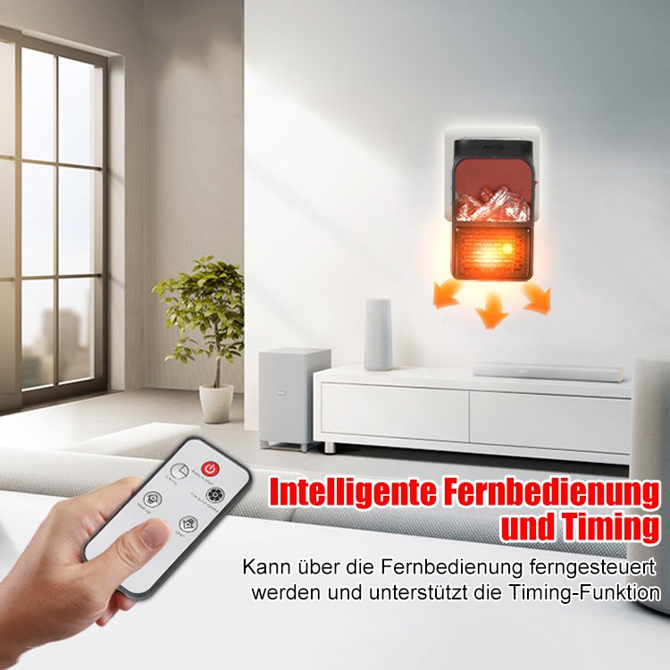 【1 kWh für 3 Tage】Energiesparender Schnellheizflammen-Heizer