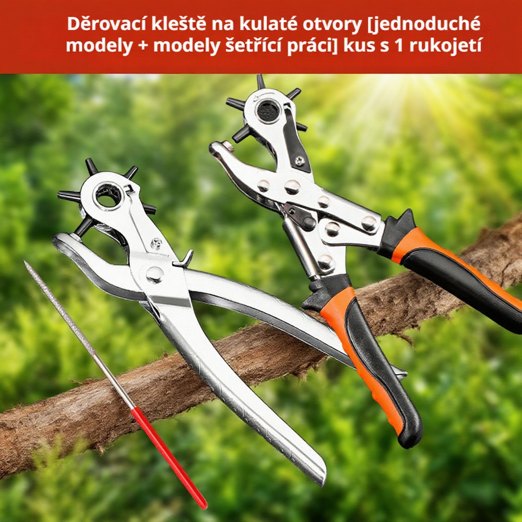 Děrovač na opasky při domácím použití