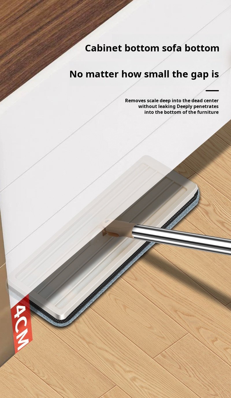 Reusable flat mop for efficient home cleaning