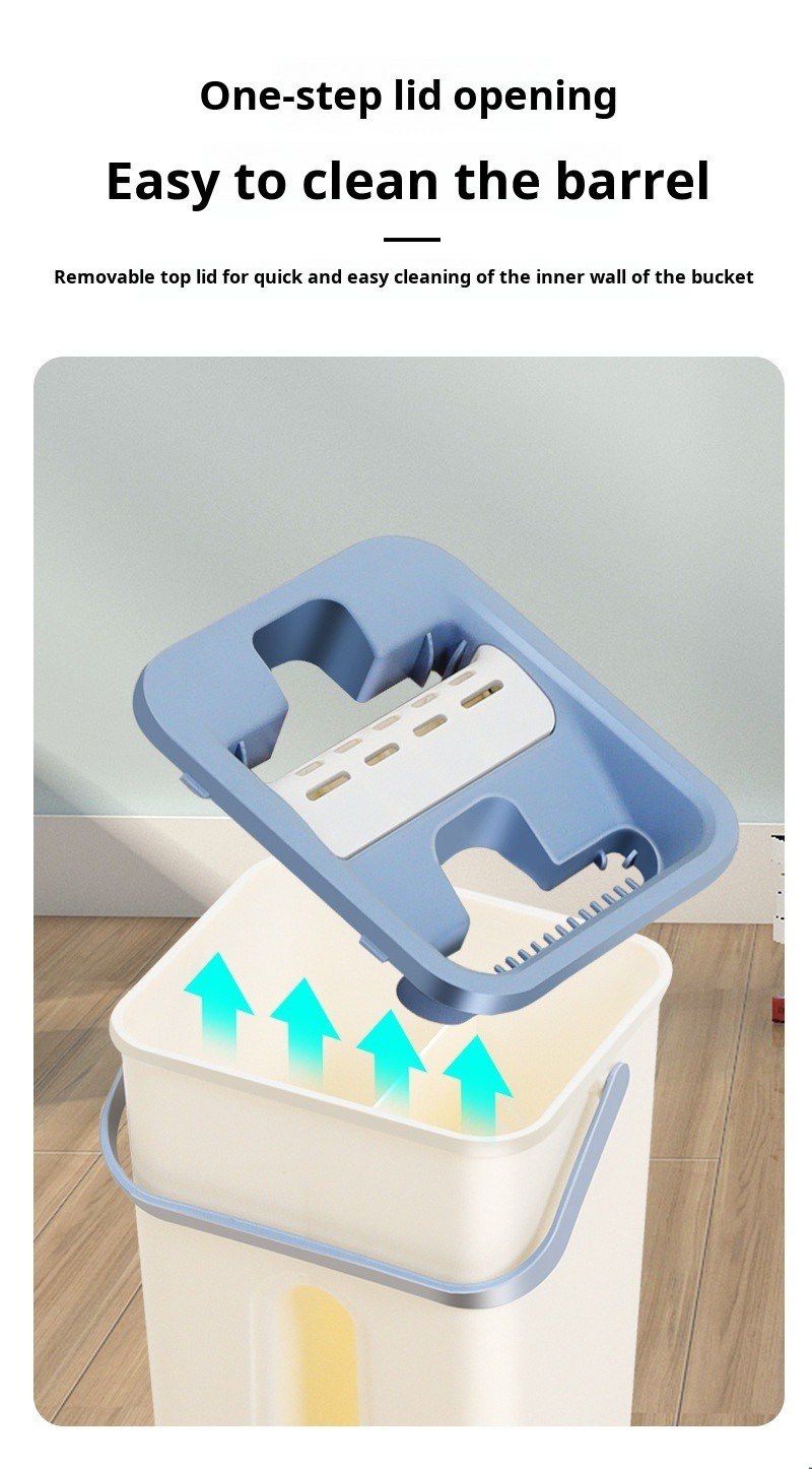 Household Flat Mop Flat Mop Thickened Mop Environmental Protection Household Dry And Wet