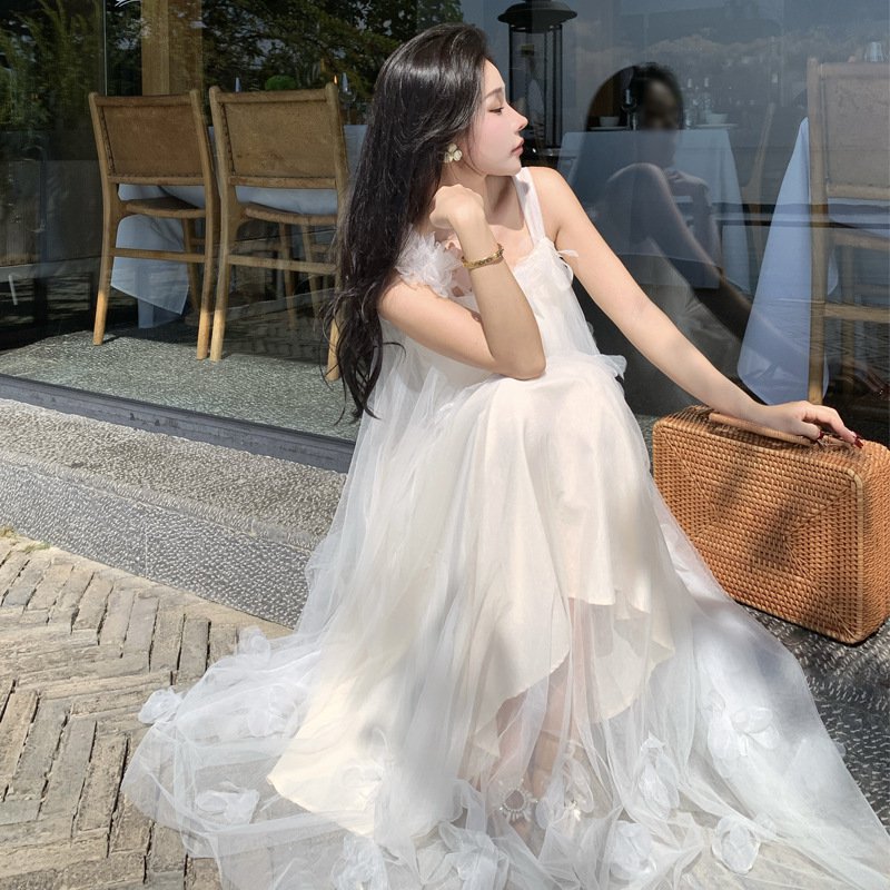 森ガール風の超フェアリーなキャミソールワンピース