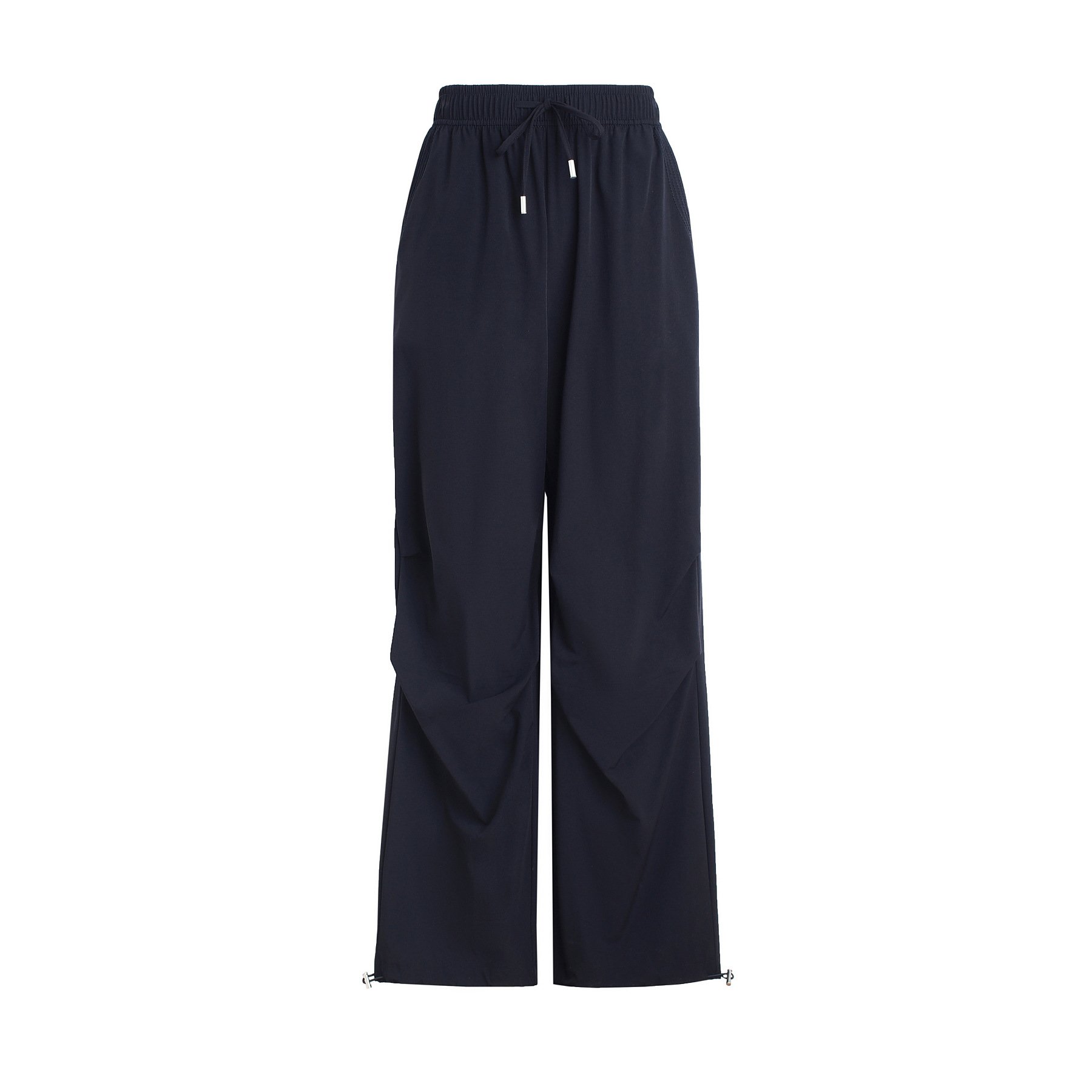 ハイウエストドレープアウトドアワイドカーゴパンツ