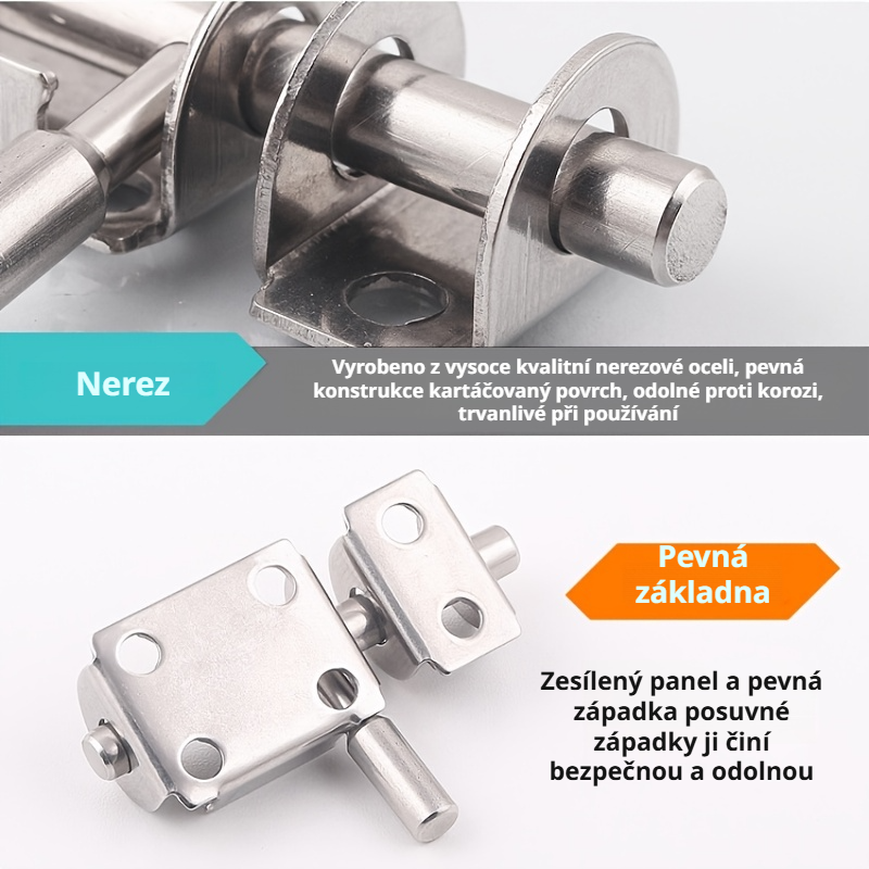 Západka bez vrtání pro ochranu vašeho domova