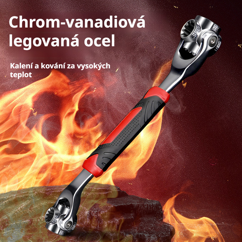 Univerzální multifunkční magnetický nástrčný klíč pro údržbu