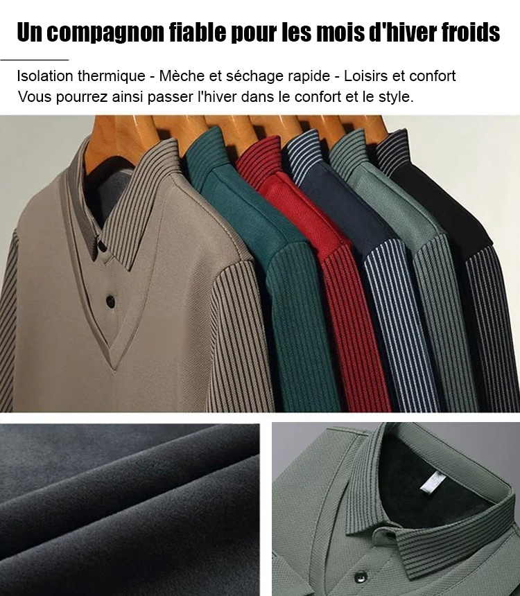 Business Fake Two Piece Sports Casual Padded Top