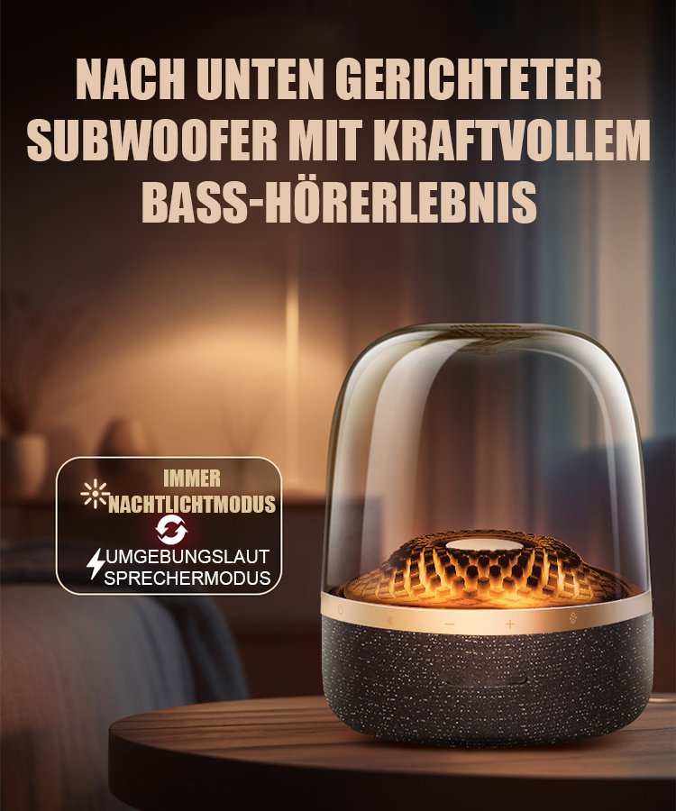 Glas Bunte Licht Bluetooth Lautsprecher