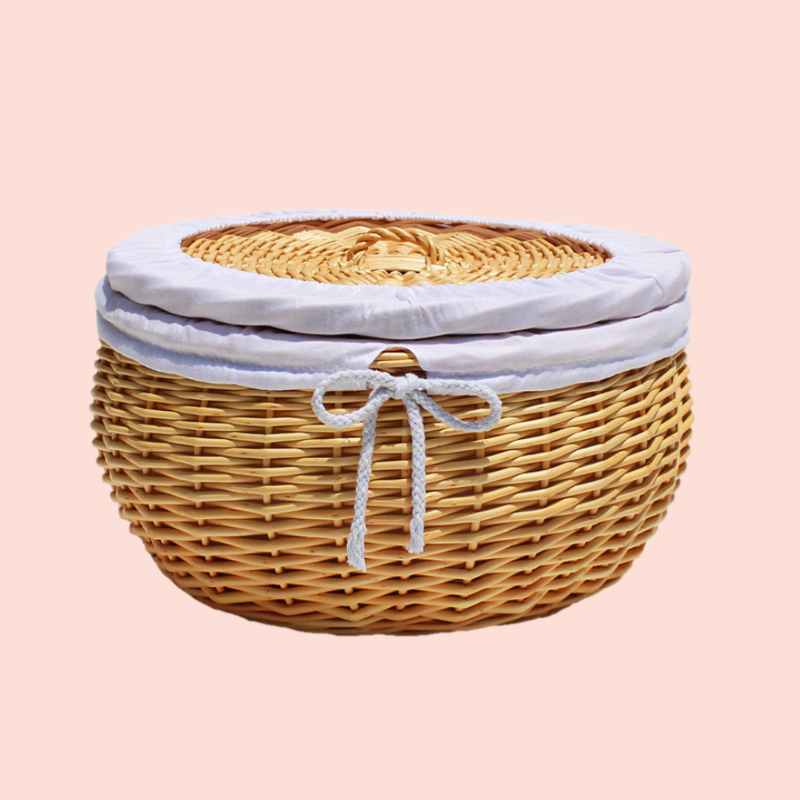 Wicker Bread Storage Basket