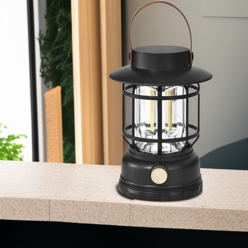 Ambient Vintage Horse Lamp Camping Light Camping Rechargeable Vintage Solar