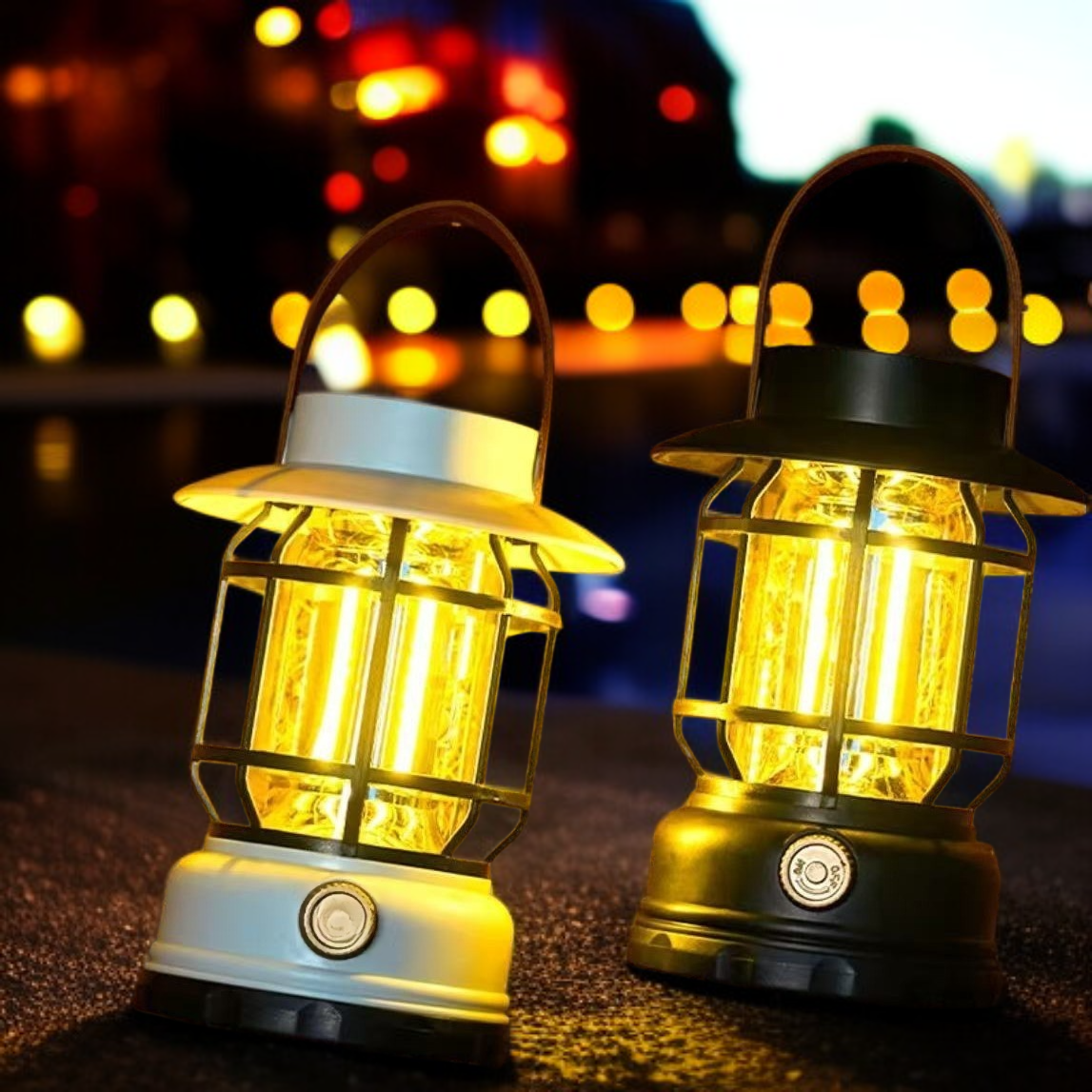 Ambient Vintage Horse Lamp Camping Light Camping Rechargeable Vintage Solar