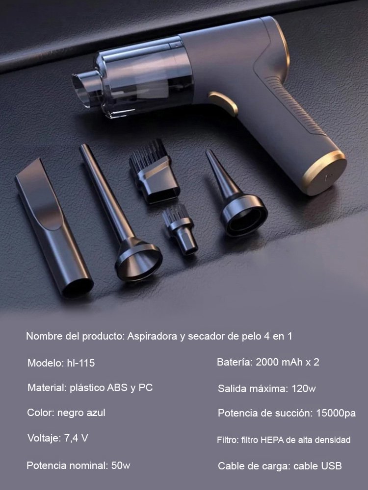 Aspiradora automática 4 en 1