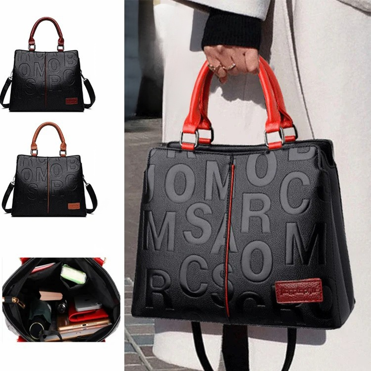 스타일리쉬 앰보 핸드백