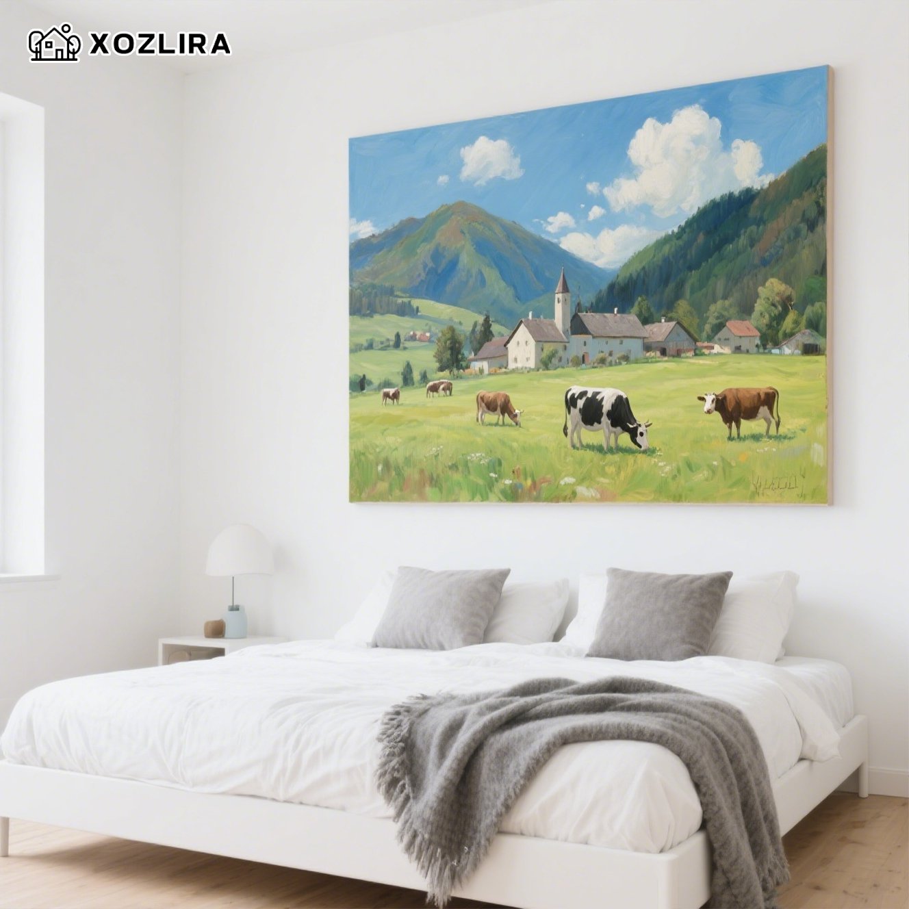 가볍고 고급스러운 장식화는 우아하고 고급스럽습니다.