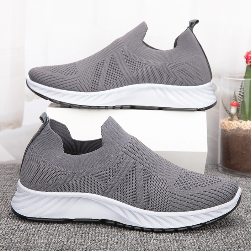 캐주얼 통기 니트 남성 운동화 