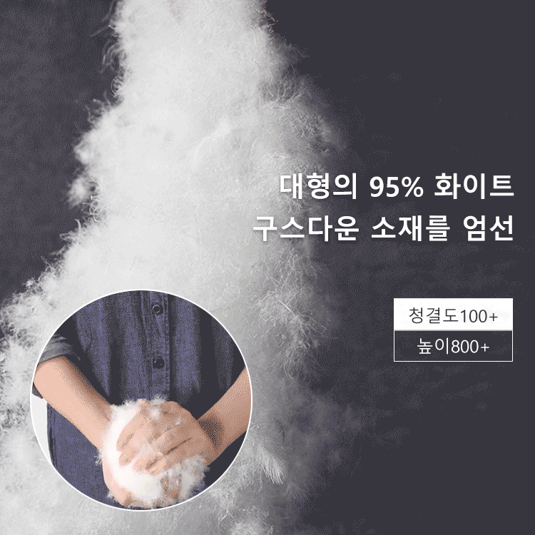95 화이트 구스다운 이불