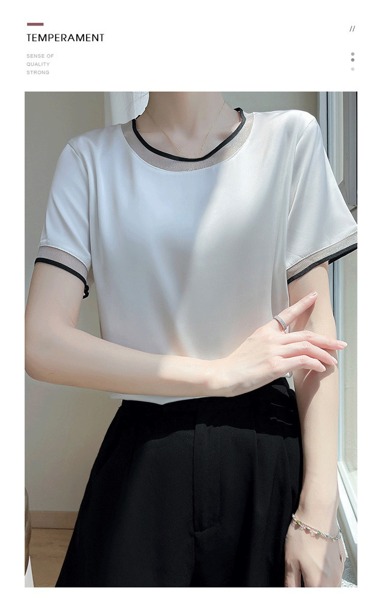 快適な着心地の冷感ブラウス