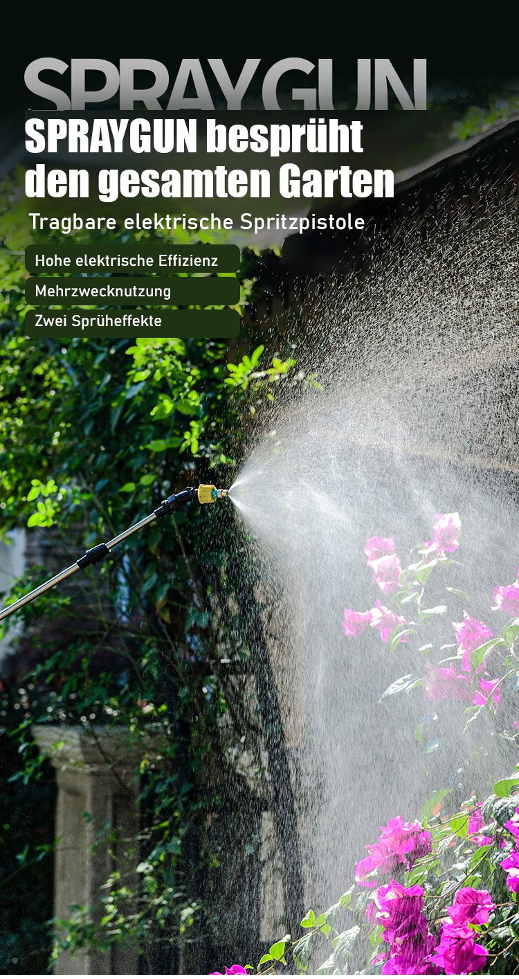Vielseitiges Sprühsystem für Haushalt und Garten