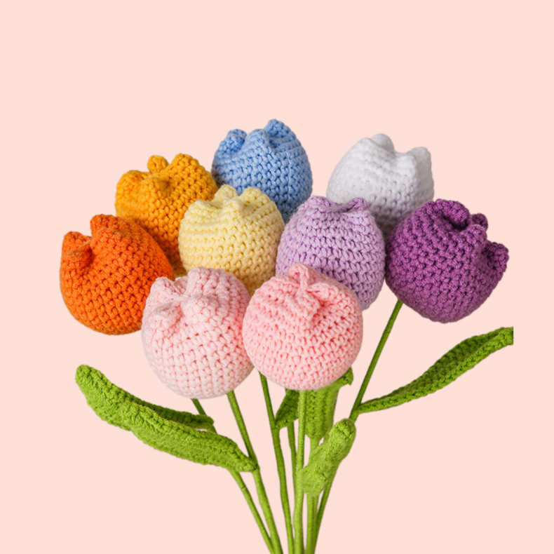 Artificial tulip flowers