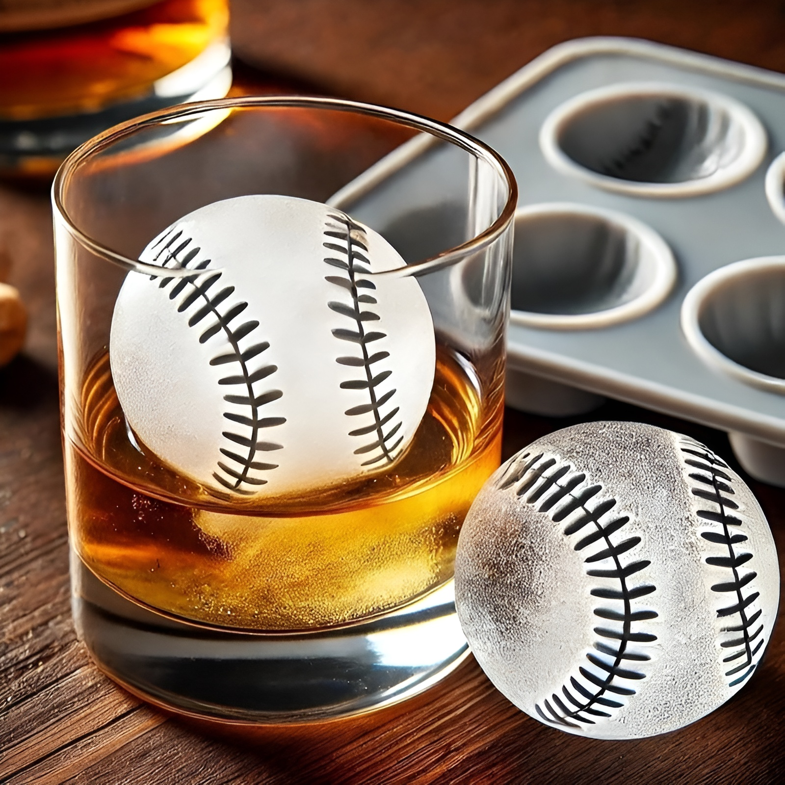 クリエイティブなホームキッチン野球型アイスモールドボール型アイスキューブツール