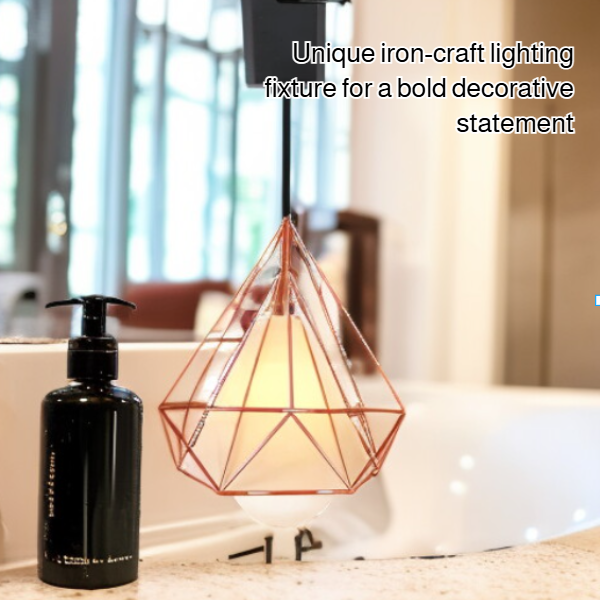 Birdcage Personalized Hanging Wire Lamp