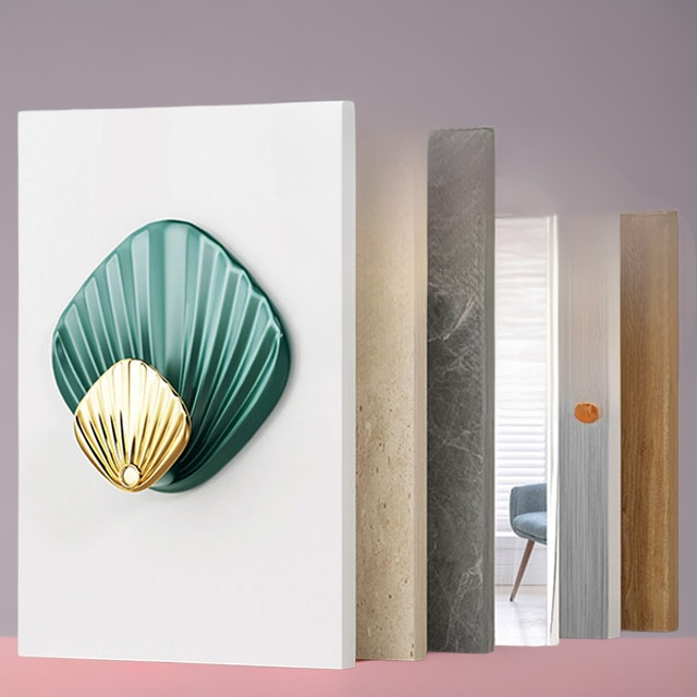 Světle luxusní bezešvý háček ve tvaru skořápky