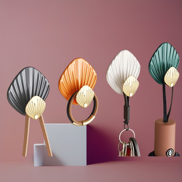 Světle luxusní bezešvý háček ve tvaru skořápky