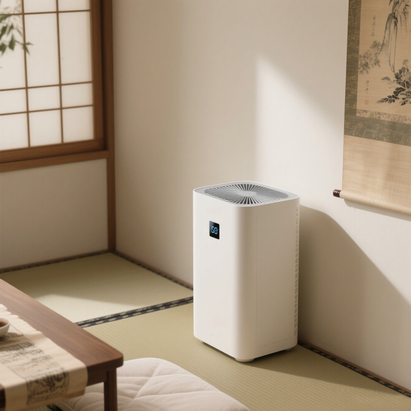 Detaliu filtru HEPA al purificatorului Chytrý čistič vzduchu