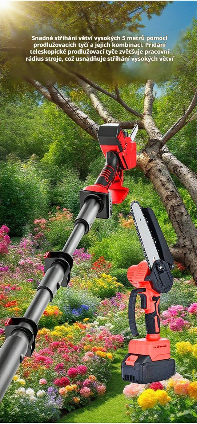 Přenosná elektrická pila v domácí dílně