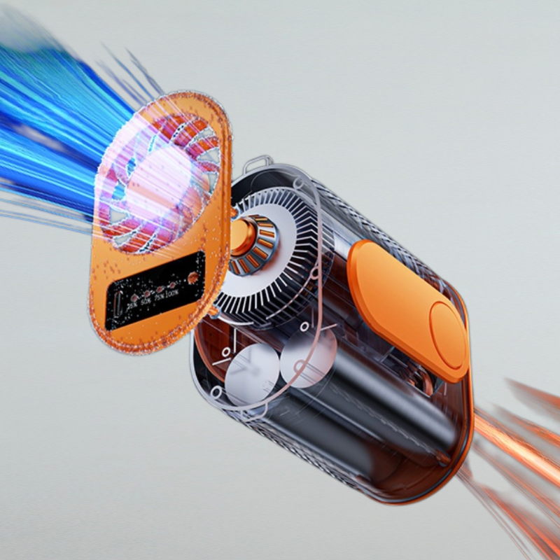 アウトドア携帯冷風腰掛けファン