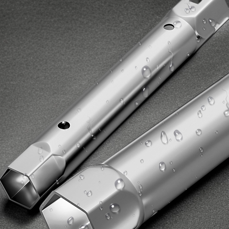 주방위 듀얼 워터프루프 렌치 내육각 방수꼭지 탈부착 에너지 절약 공구 소켓 렌치와 듀얼 렌치는 모두 주방위 방수 공구로 탈부착 설치 에너지 절약 등의 작업에 사용할 수 있다