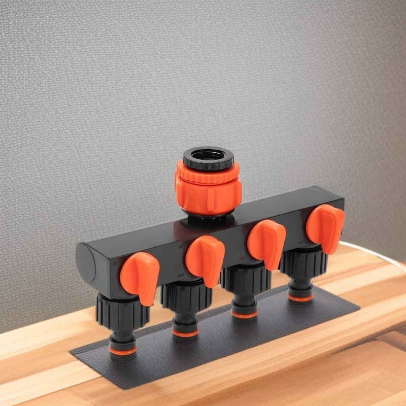 5통 4로 1구 이음매 분수기 수도관 세차 수도관 스위치 부착 분류 5통 수도꼭지 커넥터