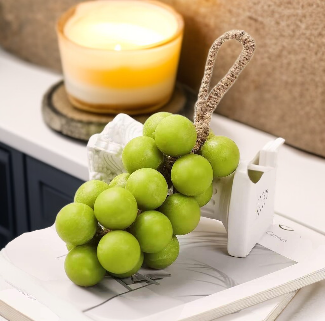 자연 친화적 청포도 수제 비누