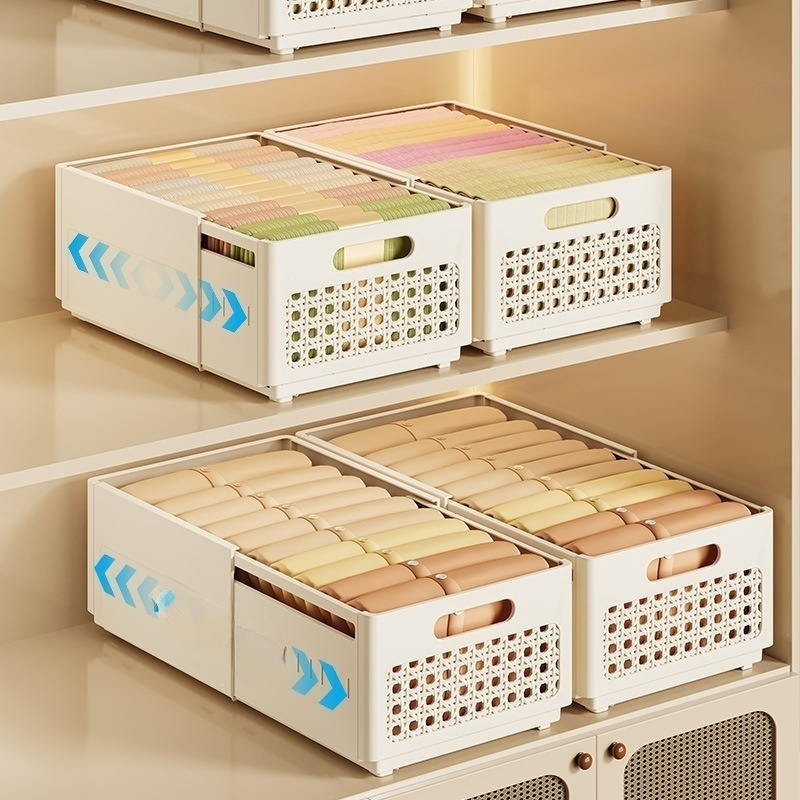 家庭用収納ボックス ワードローブ多用途収納ケース